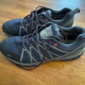 Kathmandu Blue and Gray Athletic Shoes for Trail Adventures